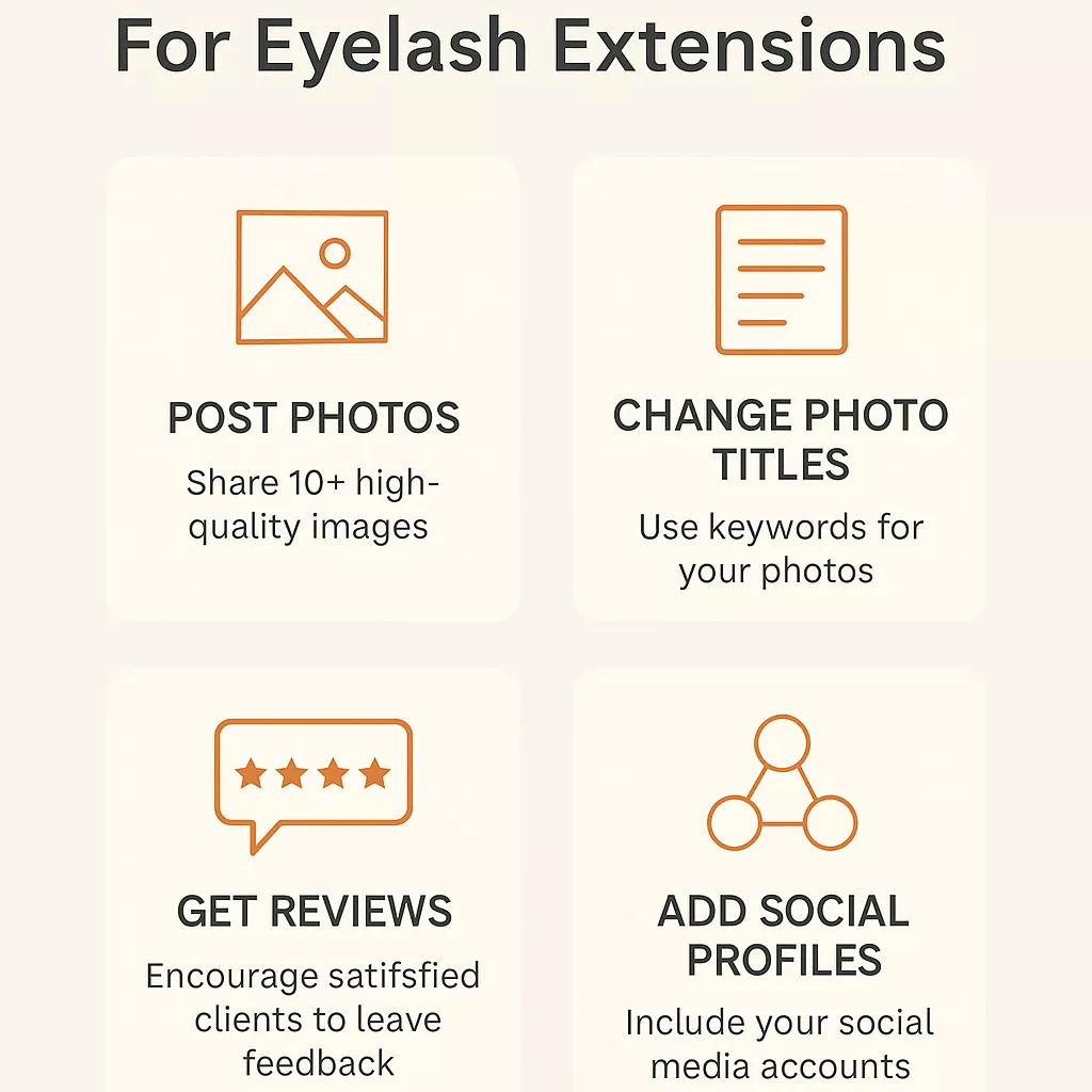 Google My Business for lash artists