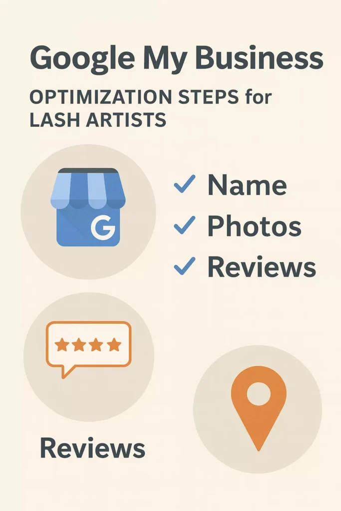 Google My Business for lash artists