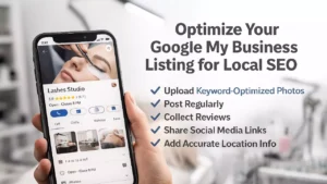 Google My Business for lash artists