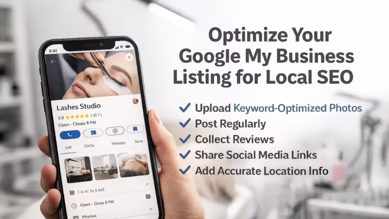 Google My Business for lash artists