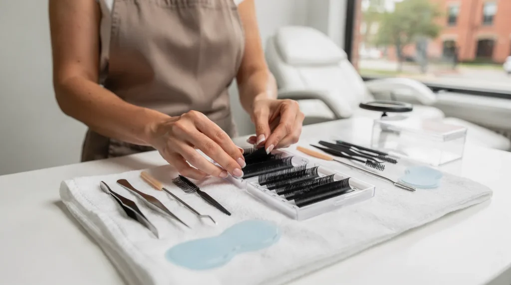 Booking policies at Boston lash studios typically require at least 24 hours notice for cancellations