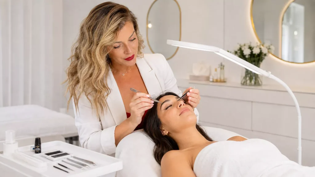 Natural Lash Extensions in Boston