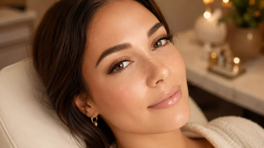 brown lash extensions