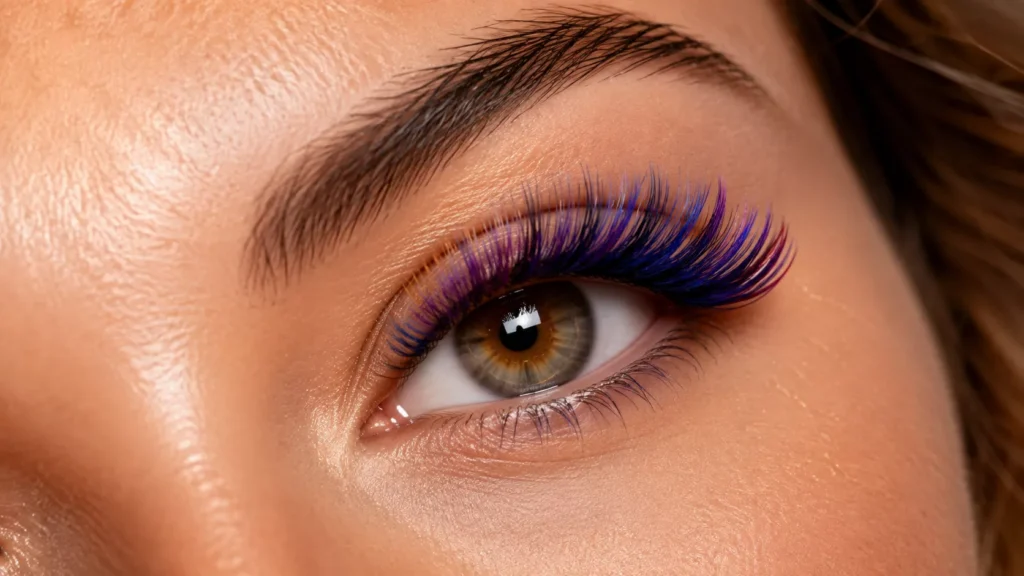 colored lash extensions